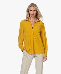 JapanTKY Styni Travel Jersey Overhemdblouse - Mustard 