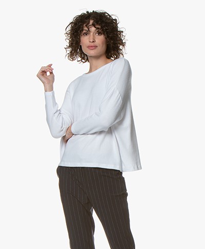 American Vintage Vetington Fleece Sweatshirt - White 