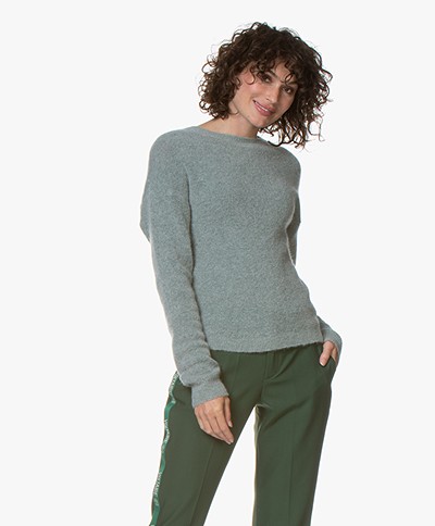 BY-BAR Moon Mohair Blend Pullover - Sage