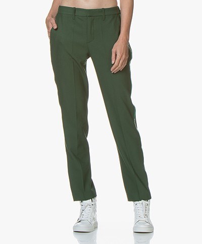 Zadig & Voltaire Pomelo Band Pants with Grosgrain Piping - Officier