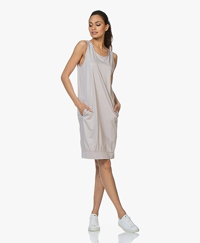 BRAEZ Sleeveless Jersey Dress - Platin
