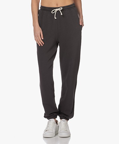 American Vintage Hapylife French Terry Sweatpants - Vintage Carbon