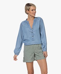 Josephine & Co Giny Chambray Blouse - Light Jeans