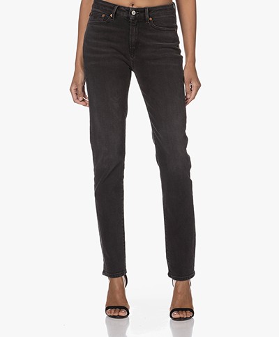 Denham Jolie Slim-fit Straight Jeans - Black
