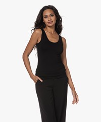 Majestic Filatures Soft Touch Jersey Tank Top - Black