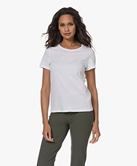 Majestic Filatures Polly Ronde Hals T-shirt - Wit