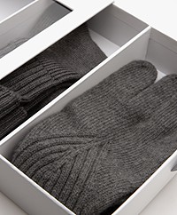 FALKE Handschoenen + Sokken Gift Set - Donkergrijs