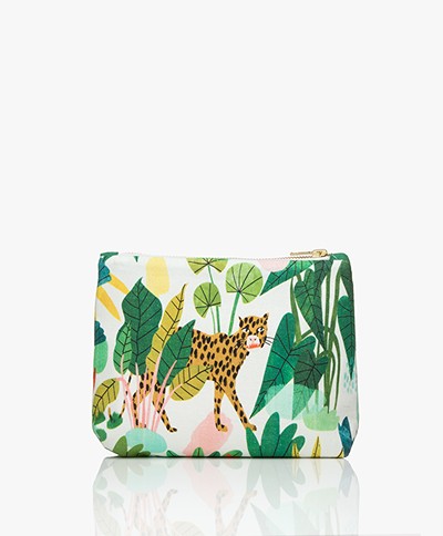 &Klevering Bodil Makeup Bag with Print - Leopard
