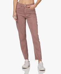 Rag & Bone Nina High-Rise Ankle Cigarette Jeans - Light Plum