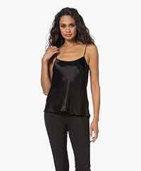 Vince Crush Satijnen Camisole - Zwart
