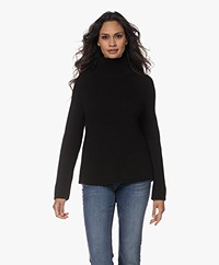 Drykorn Arwen Rib Knit Turtleneck Sweater - Black