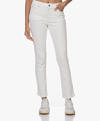 no man's land Slim-fit Stretch Jeans - Ivoor