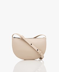 Monk & Anna Farou Half Moon Vegan Cross-Body Tas - Stone