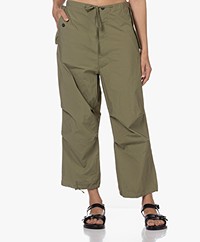 Woman by Earn Italy Cargo Pants with Low Crotch - Khaki