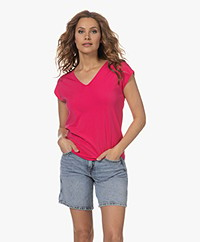 Plein Publique La Calin Travel Jersey Reversible T-Shirt - Roze