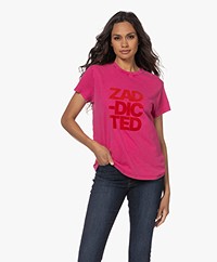 Zadig & Voltaire Zoe Zaddicted T-shirt - Framboise