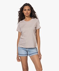 Majestic Filatures Polly Ronde Hals T-shirt - Perle