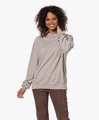 extreme cashmere N°233 Class Cashmere Blend Sweater - Pebble