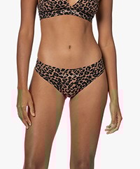 Love Stories Lou Naadloze Luipaardprint String - Leopard