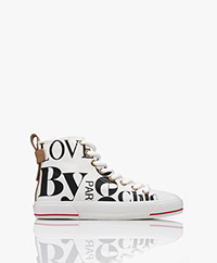 See by Chloé Aryana High-Top Logo Sneakers - White/Black
