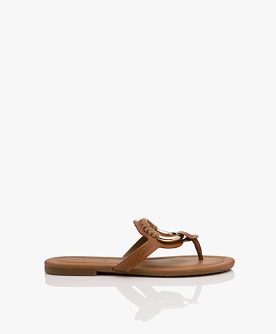 See by Chloé Leather Sandals - Light Brown