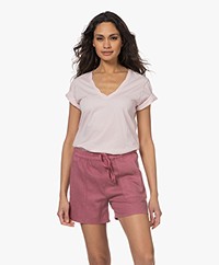 Penn&Ink N.Y Cotton Slub Jersey Short Sleeve T-shirt - Doll