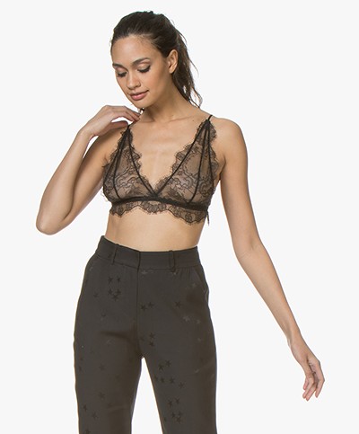 anine bing lace bralette