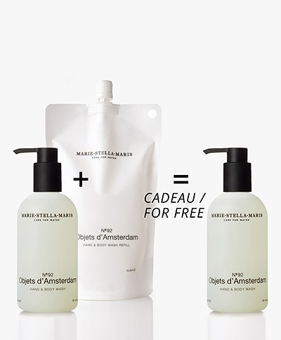 Marie-Stella-Maris Hand & Body Wash Objets d’ Amsterdam + refill = 2nd for FREE!