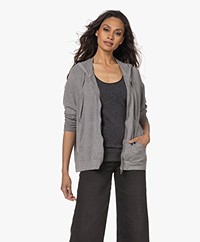 Majestic Filatures French Soft Touch Sweatvest - Grijs Mêlee