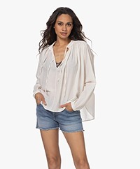 Penn&Ink N.Y Structured Cotton Blouse - Petticoat 