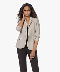 JapanTKY Danno Travel Jersey Blazer - Zand