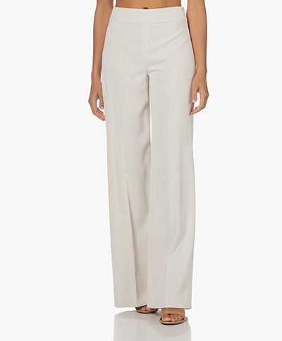 Drykorn Before Corduroy Wide Leg Pants - Off-white