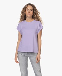 Majestic Filatures Viscose French Terry T-shirt - Lavande 