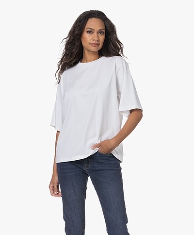 Róhe Oversized Organic Cotton T-shirt - White