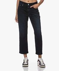 Closed Milo Cropped Straight Jeans - Blue Black