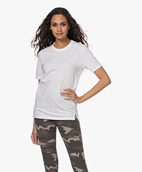 bassike Heritage Bio Katoenen T-shirt - Wit
