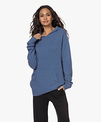 Drykorn Anrina Wool Blend Hooded Sweater - Deep Water