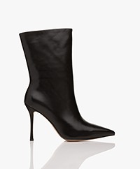 Alias Mae Bosley Leather Stiletto Ankle Boots - Black