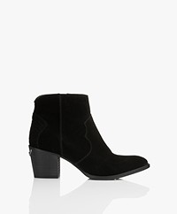 Zadig & Voltaire Molly Suede Ankle Boots - Black