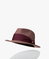 Rag & Bone Trilby Grosgrain Hat - Rose