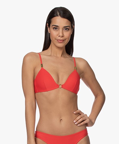 Calvin Klein Fixed Triangel Bikinitop - High Risk