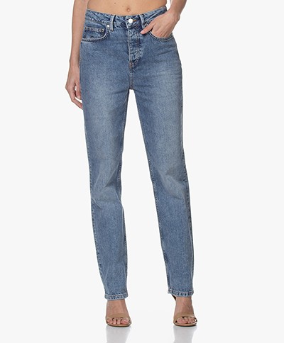 Denham Hale Rechte Non-stretch Katoenen Jeans - Vintage Indigo