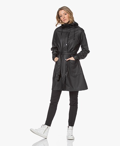 Ilse Jacobsen RAIN70 Mid-length Rain Coat - Black