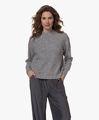 Samsoe Samsoe Anour Knitted Sweater - Grey Melange