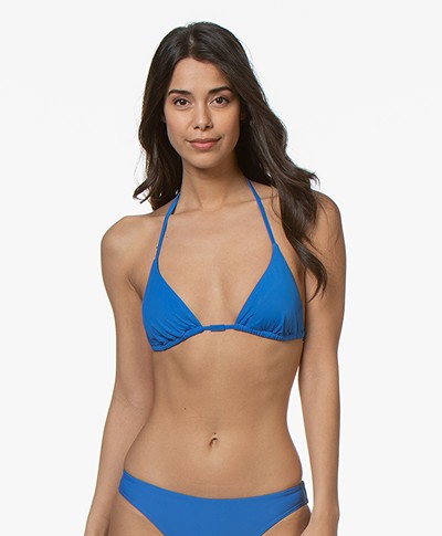 Calvin Klein Triangle Bikini Top - Duke Blue