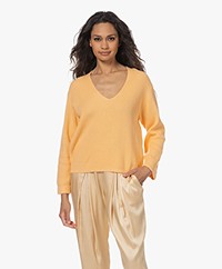 Repeat Cotton-Cashmere Ribbed Sweater - Glow