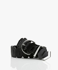 IRO Cronos Leather Belt - Black