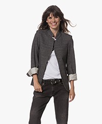 Zadig & Voltaire Very Tailored Blazer with Checkered Pattern - Anthracite