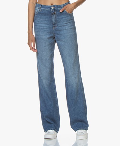 Closed Kathy Wide Leg Jeans - Mid Blue