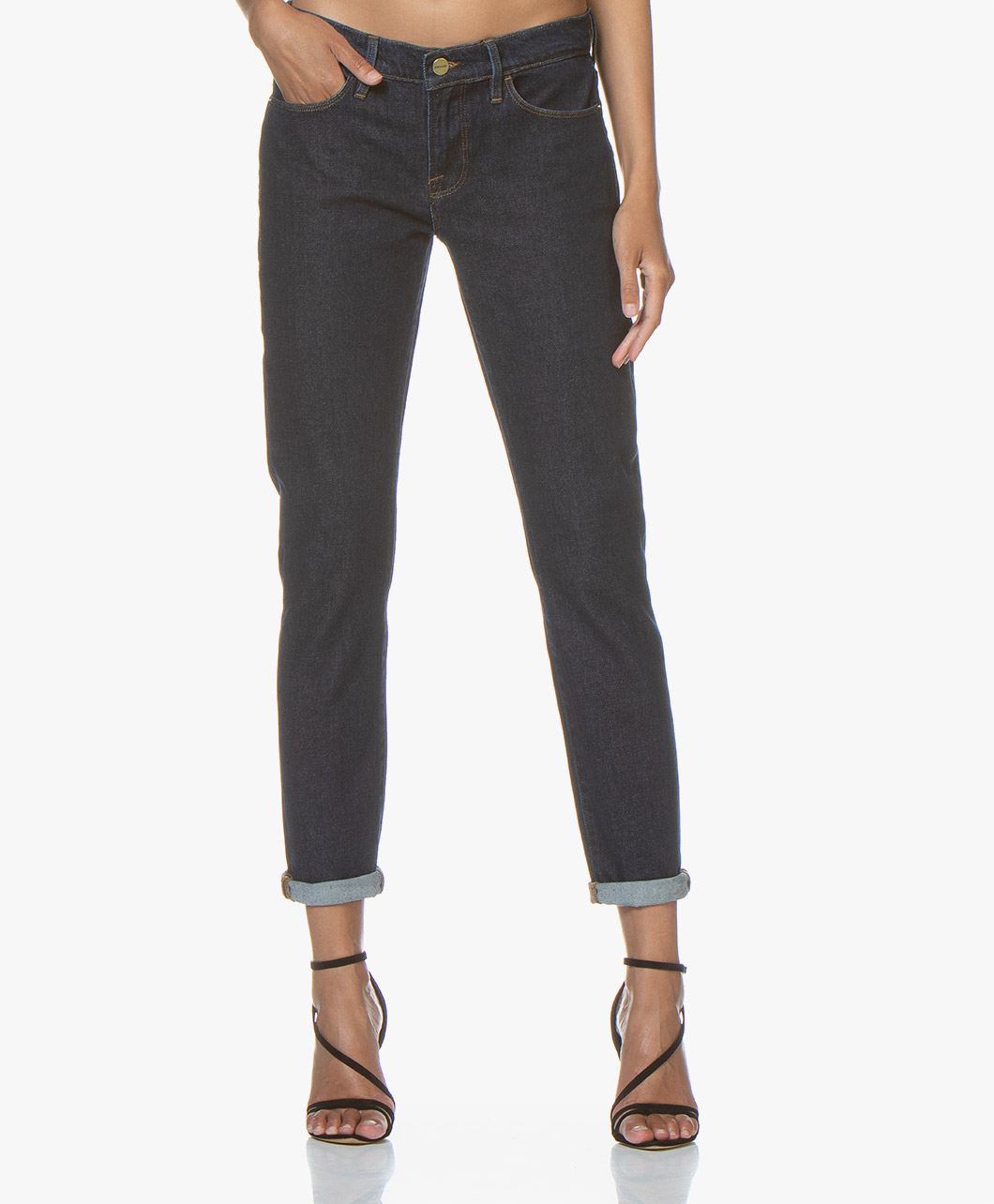 frame low rise jeans